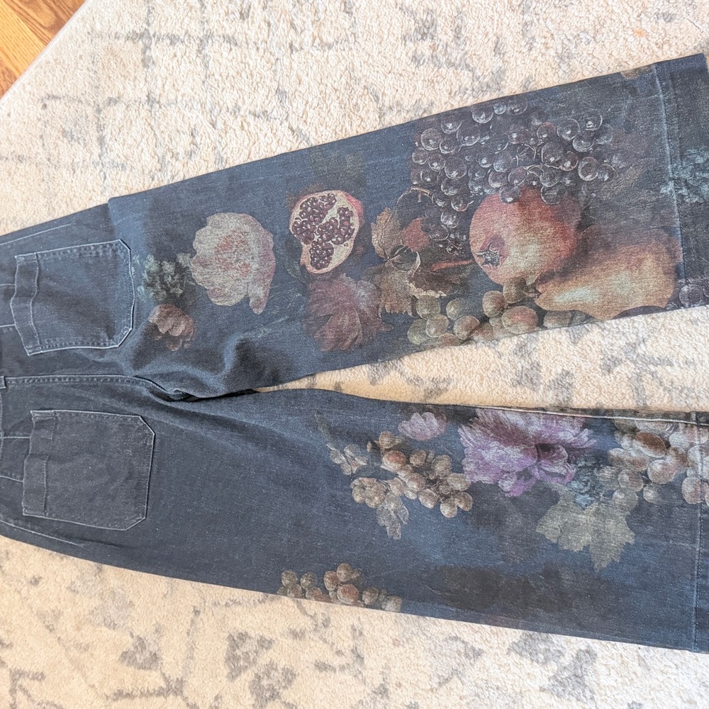 Sold out Anthropologie The Colette Denim Crop Wide-Leg Jeans by Maeve - Picture 6 of 6